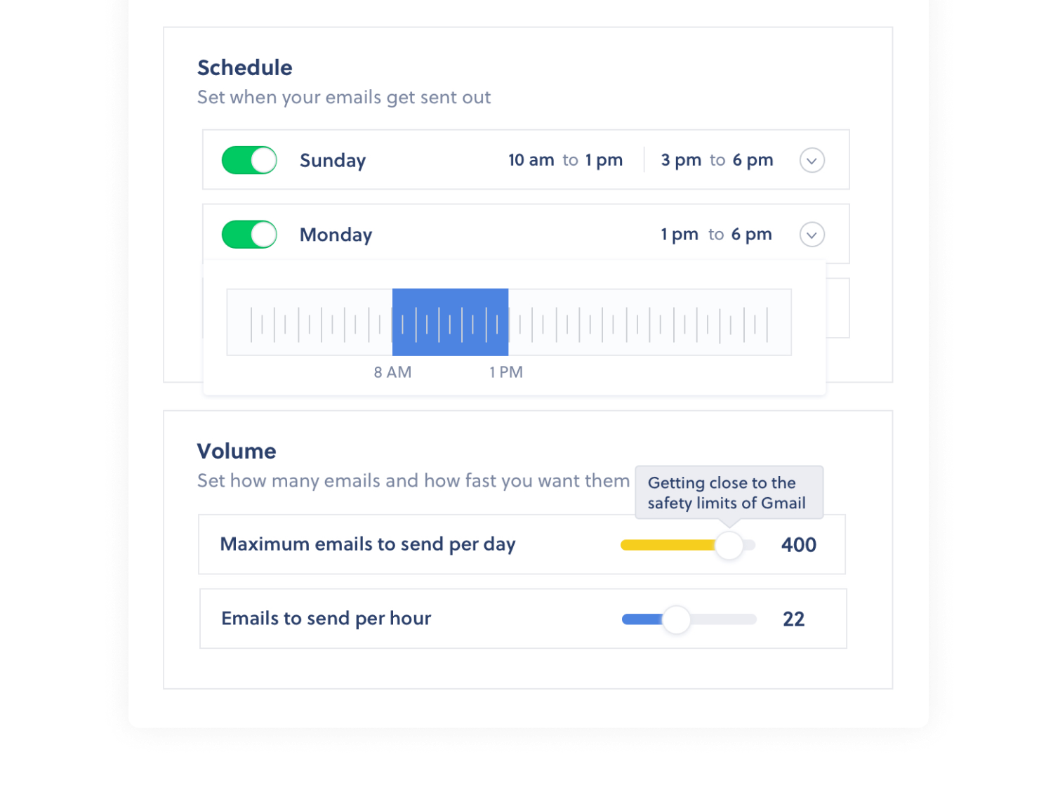 Interseller - dashboard design