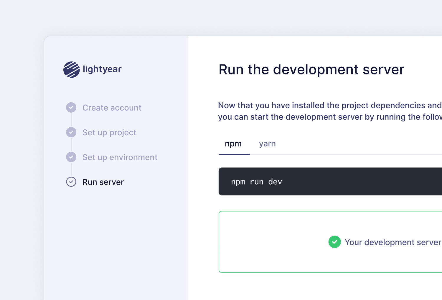 Lightyear - product design