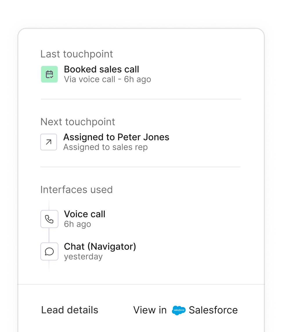Spara - lead details